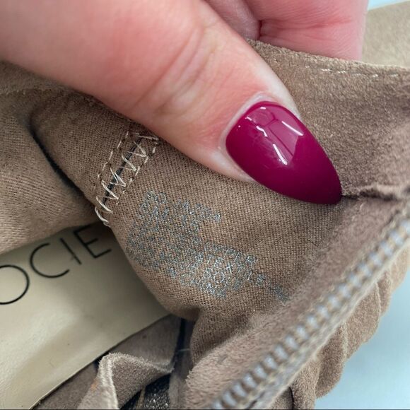 SOLE SOCIETY Suede Tan Ankle Boots - Picture 11 of 11